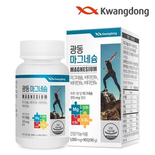 韩国直邮kwangdong骨骼关节健康镁维生素B1B2B6补充magnesium90粒