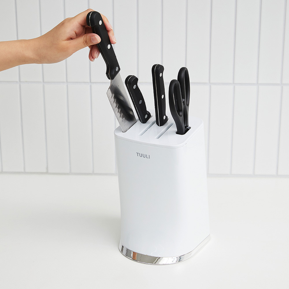 TUULI刀架厨房剪刀菜刀收纳沥水