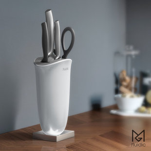 韩国直邮MGMC刀架厨房台面置物架锅铲架剪刀菜刀分类沥水架可拆洗