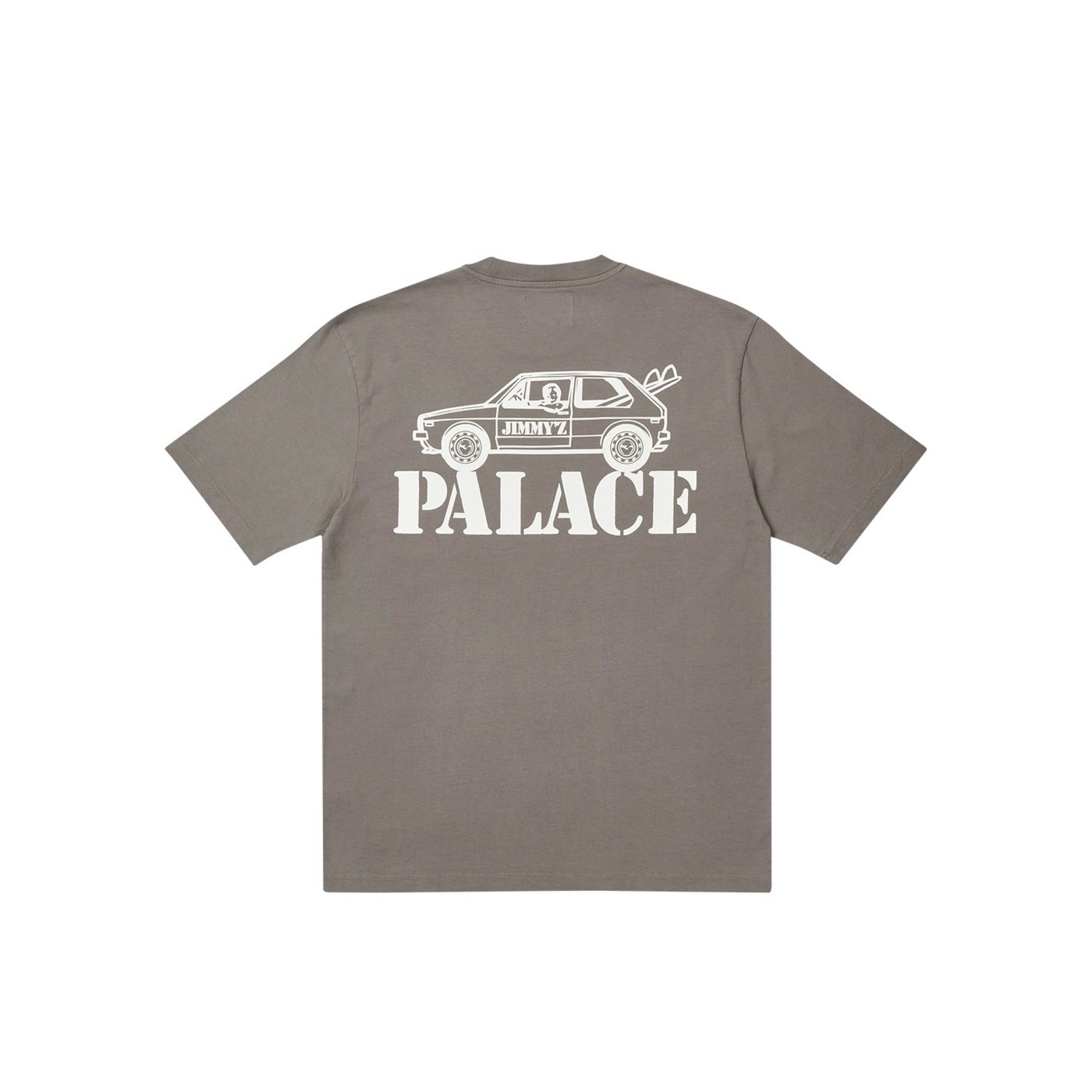 现货 PALACE JIMMY'Z WASHED T-SHIRT 22SS小汽车Logo印花短袖T恤