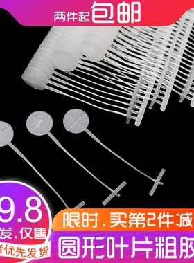 大头圆形高档大叶片胶针