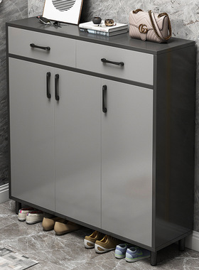 经济型灰色60长708090宽30高93近110进门口玄关入户大容量鞋架子