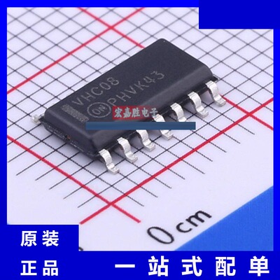 74VHC08MX 封装SOP14 品牌onsemi安森美 逻辑门 现货IC