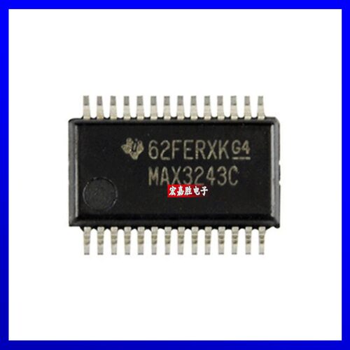 原装MAX3243CDBR SSOP-28 具有+/-15kV RS-232 线路驱动器/接收器