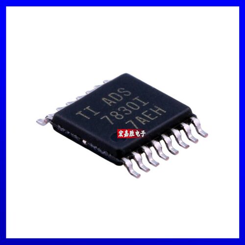 原装ADS7830IPWR TSSOP-16 具有I2C接口的8位 8通道采样A/D转换器