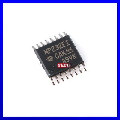 全新原装MAX3232EIPWR TSSOP-16 RS-232 线路驱动器/接收器IC芯片