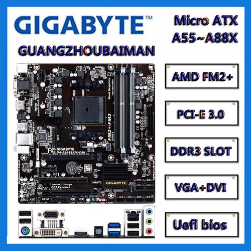 技嘉AMDFM2FM2+DDR3高清HDMI