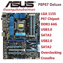 华硕/Asus P8P67 DELUXE/rev3.1/ le 1155针 P67   DDR3 ATX大板