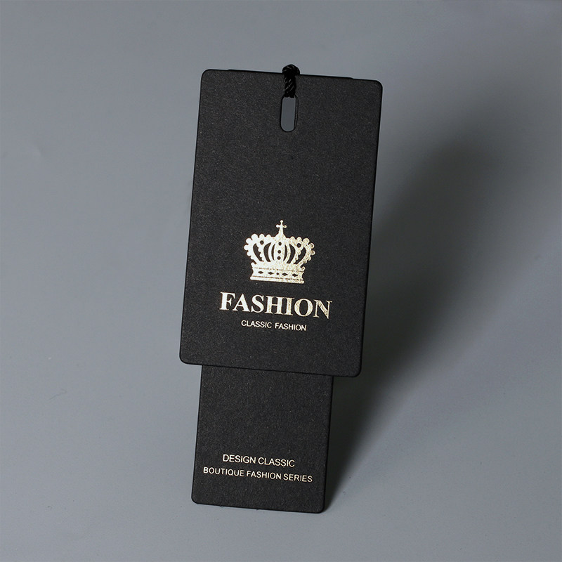 轻奢烫金吊牌现货服装吊牌订制衣服价格标签定做商标挂牌纸卡印刷
