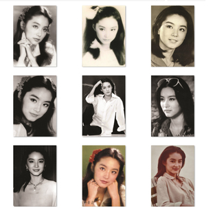 林青霞/梅艳芳海报贴画怀旧香港风湾女神明星宿舍壁画图装饰挂画