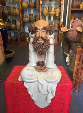客厅书房招财摆件坐禅达摩