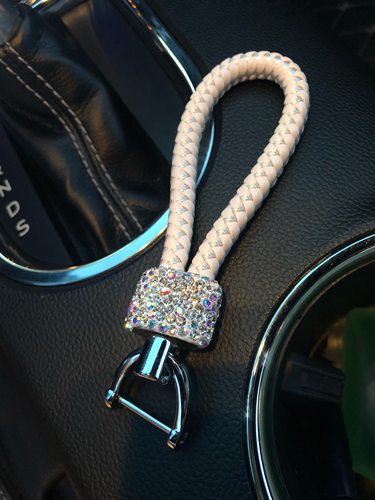 新款镶钻汽车钥匙扣创意钥匙链圈