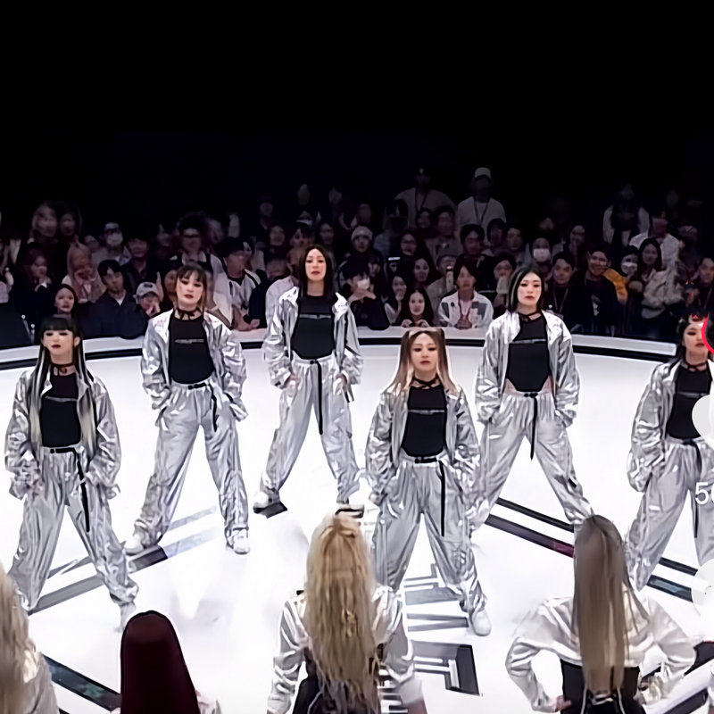 韩国kpop女团同款打歌服爵士舞街舞演出套装银色年会舞蹈服装成人