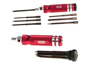 EDS快拆螺丝刀工具套装常用尺寸內六角/十字/一字7个型号:520101