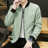 风衣男装 男士 立领高端潮流棒球服短款 新款 休闲外套夹克2024春秋季