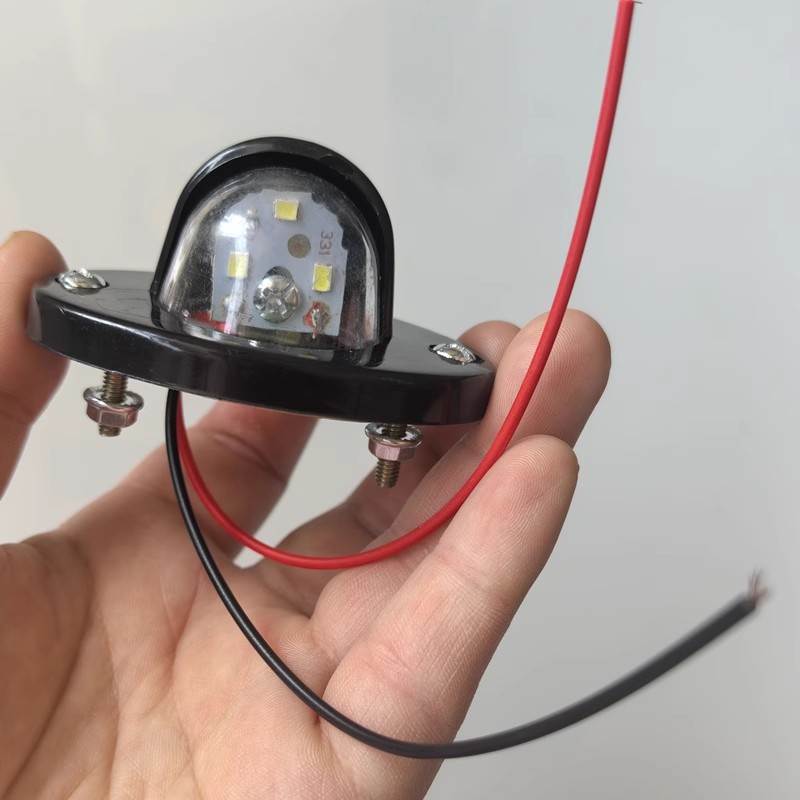 24v箱货车led后牌照灯防水超亮改装车牌灯大半挂车高亮照牌灯