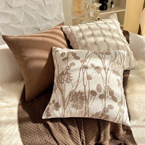 奶油中古风复古美拉德法式抱枕