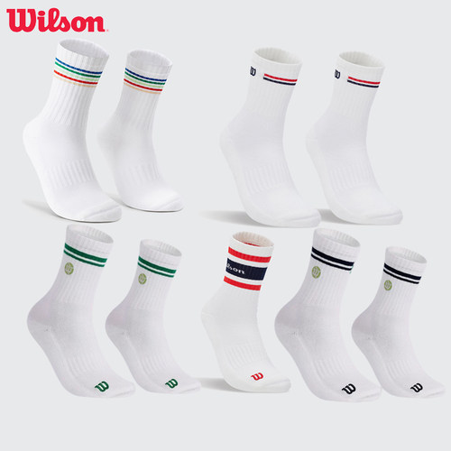 威尔胜男女网球运动袜舒适防滑