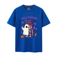 2026 halloween Short-sleeved t-shirt, Ghost Pumpkin costume, Cute Halloween T-shirt for boys and girls, children thumbnail 8