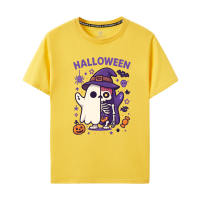 2026 halloween Short-sleeved t-shirt, Ghost Pumpkin costume, Cute Halloween T-shirt for boys and girls, children thumbnail 4