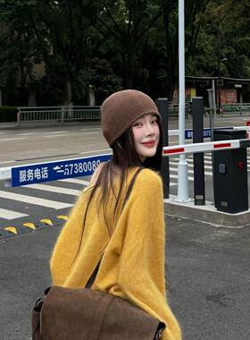 软糯马海毛宽松显瘦氛围感针织衫
