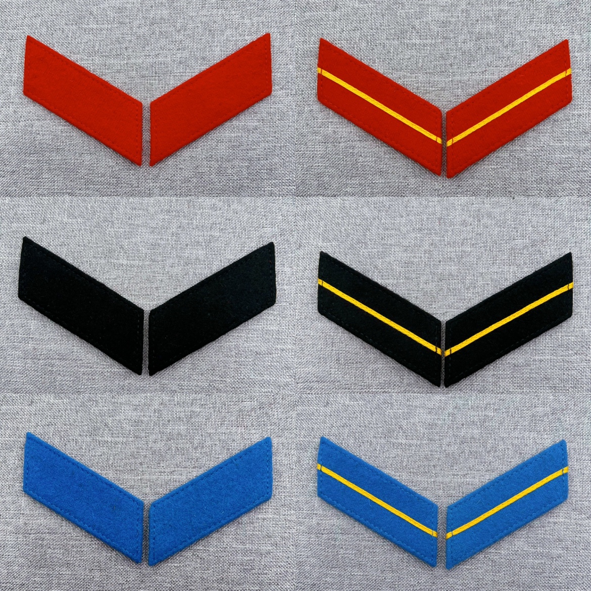 全新复刻55式大衣款红毛呢底布领章各种颜色可按要求配置五星符号