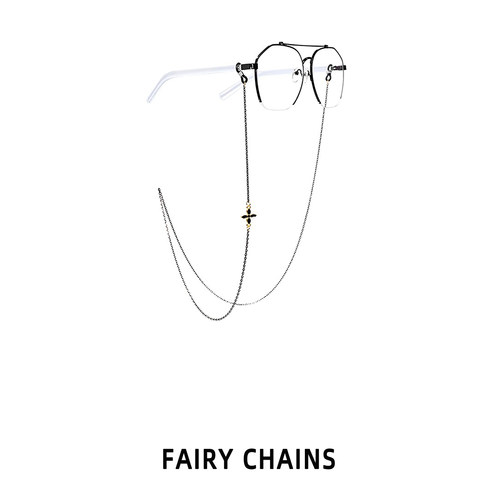 FAIRYCHAINS金属单边四叶草镜链