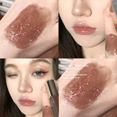 高智rich感我好爱 美拉德裸棕细闪爆闪唇釉亚裔冷棕清透唇蜜 爆款