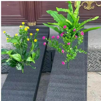 新插花板泡沫珍珠棉花泥花块 epe泡沫板仿真植物花泥板 插花底坐