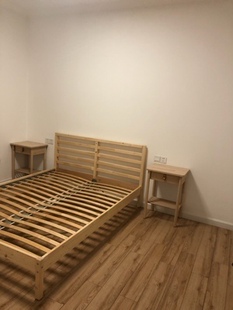 国内宜家约纳斯床头桌柜边桌桦木简约储物桌48x38IKEA家居代购