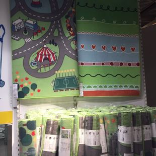 特价国内宜家斯塔斯代 短绒地毯儿童游戏垫地毯家居上海IKEA代购