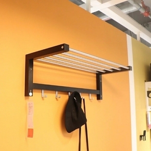 国内宜家上海IKEA代购图西格帽架黑色/白色子 收纳家用壁挂置物架