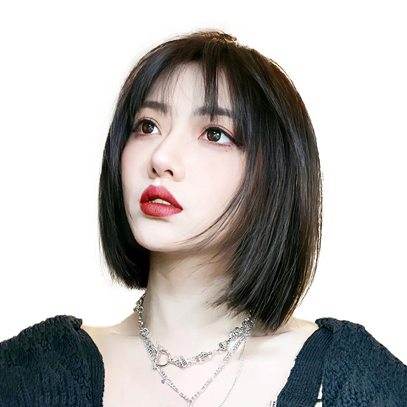 头假发女夏减龄全头套真发