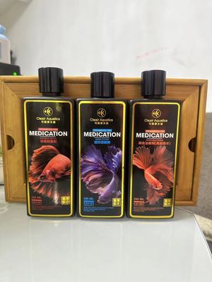 可丽爱鱼缸 正品药水 速效清澈剂 高活性硝化细菌 水质稳定剂烂嘴