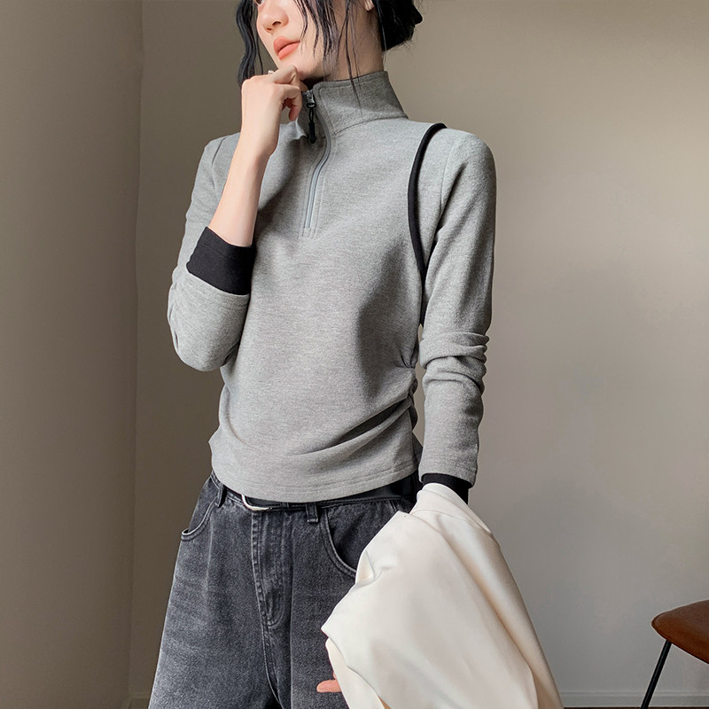 歌倍尚长袖打底衫女秋冬新款