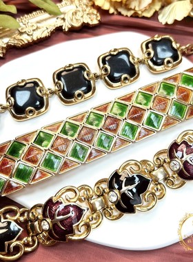 vintage中古首饰孤品手链