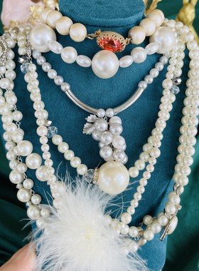 日本中古着高品质莱手链镶钻毛球