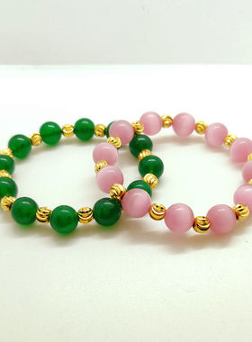 女款水晶石甜美转运珠手链