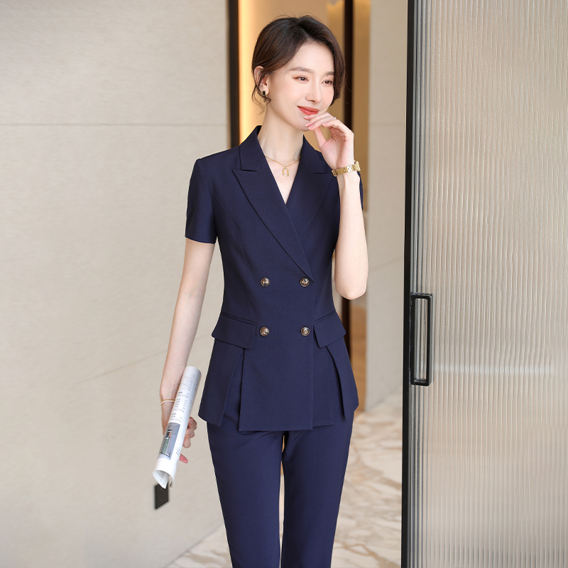 诗璐雅御姐时尚商务西服套装女夏天新款经理气质高级感面试职业装