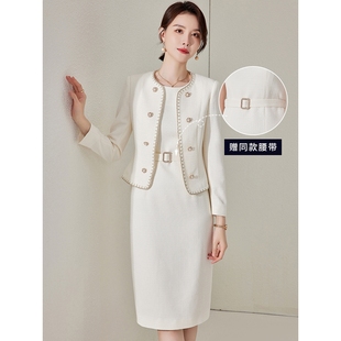 艾尚臣秋冬时尚洋气时髦女上衣小香风外套西装高级感职业套装气质