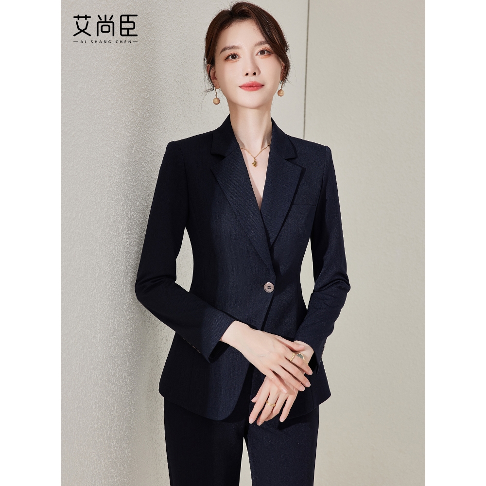 西装套装女职业装高级感休闲韩版西服外套正装工作服经理秋冬工装