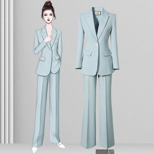 春季西装套装女2026新款高级感轻职场正装职业气质美容美业工作服