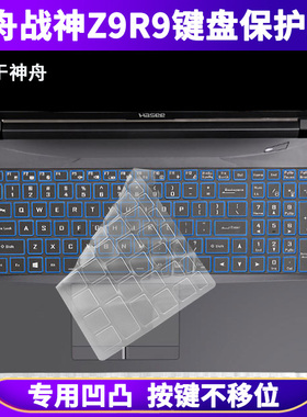 适用神舟战神Z9R9键盘保护膜15.6寸笔记本电脑透明防尘防水套彩绘