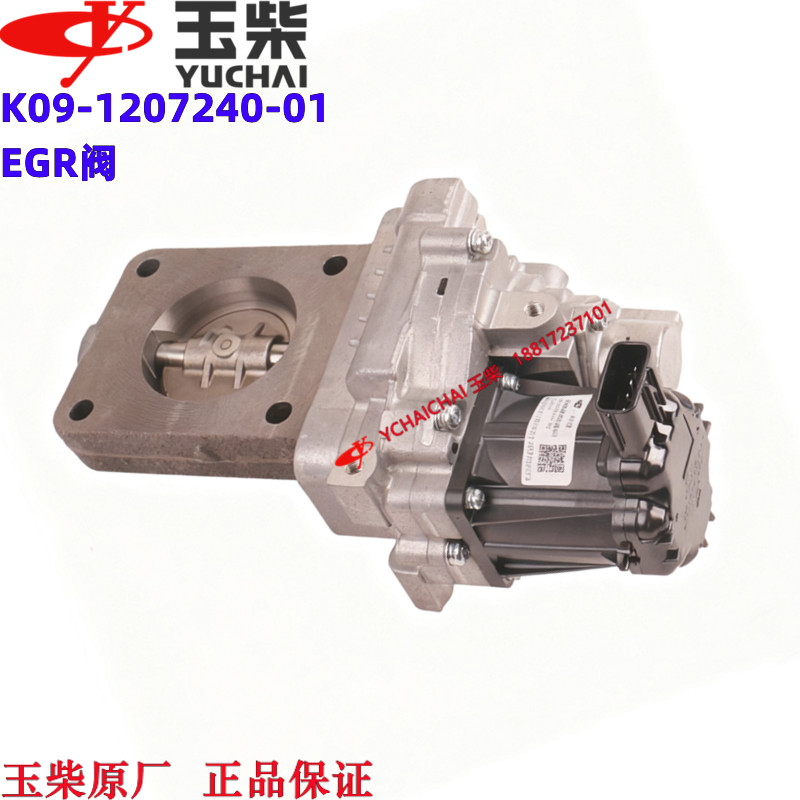 玉柴YCK09/K11国六原厂K09-1207240-01EGR阀东风江淮乘龙客货车
