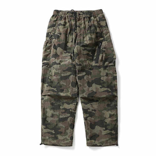 百搭夏季登山迷彩速干裤男女同款