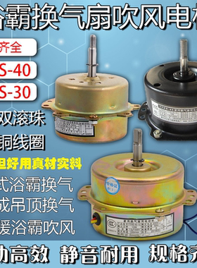 浴霸YYHS4030排气扇吹风铜线电机