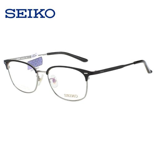 SEIKO精工超轻纯钛眼镜架配近视