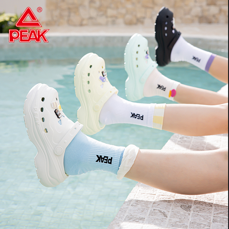 Peak/匹克洞洞鞋厚底增高女子