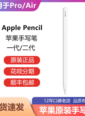 苹果 Apple Pencil 2代 1代原装苹果笔 iPad Pro Air mini 手写笔