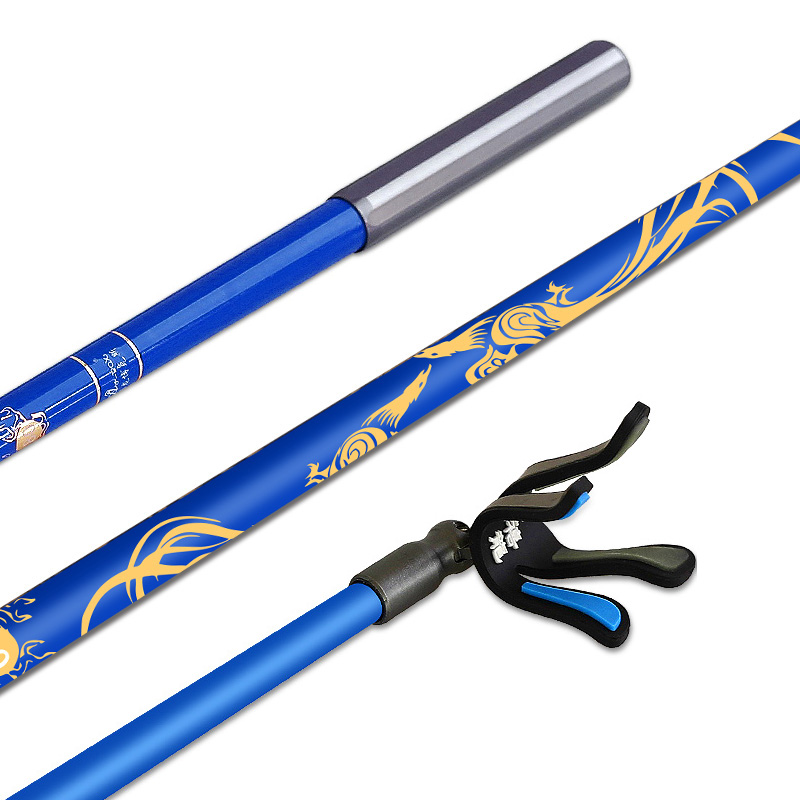 连海渔具碳素鱼竿支架凤凰80cm